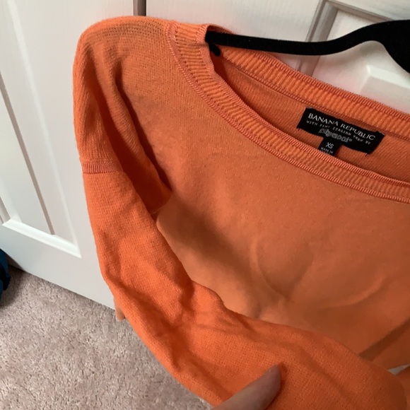 Banana Republic Orange Merino Wool - Picture 3 of 5